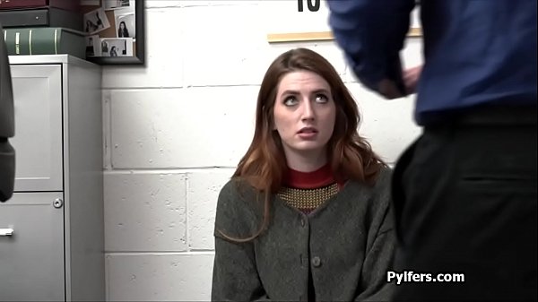 Stacked Red Head Ends Up Deepthroating Officers Rod