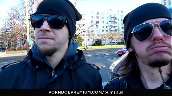 BUMS BUS - Busty Blonde Dana Jayn Eats Spunk In Frenzied Backseat Slam
