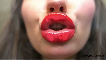 You Under My Red Kissers Naughty Red Lipstick Humiliation POV