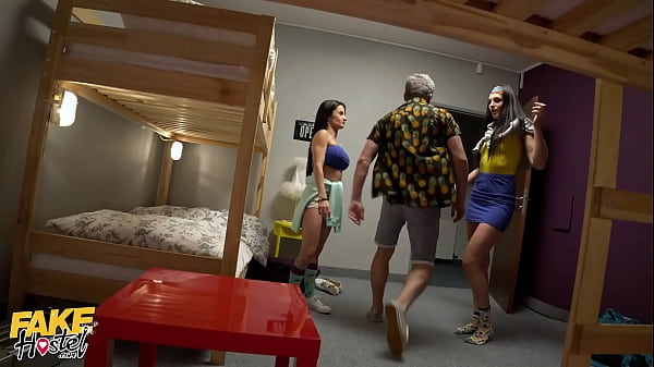Fake Hostel Manager Kept Two Sizzling Vixens Up All Night By Fucking