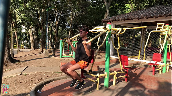 ALONE, STRIPPED, LATINO WITH IMPRESSIVE ATTRIBUTES IN THE HEAT OF COLOMBIA