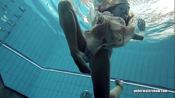 Sexy Honey Lucy Swims Undressed