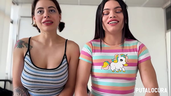 PutaLocura - Guarro Trío Con Dos Latinas CULONAS Calientes Lulita Star Y Makarena