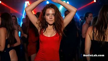 Party Babe Plowed On The Dancefloor [AI Gen]