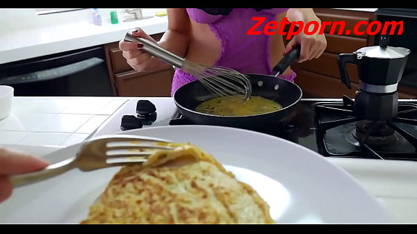 [Zetporn.com] - Top-heavy Teen Babe Valentina Nappi Slurps Boner In The Kitchen