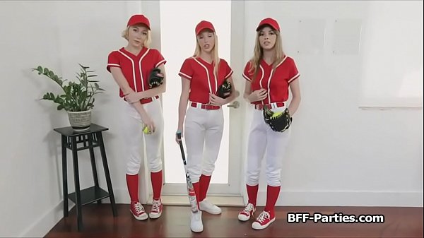 POV Home Run Quad Scene With Baseball Besties