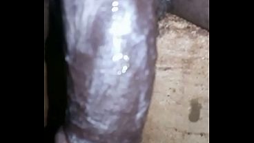 BigBlackie Shave And Masturbate With My Giant Black Dick .