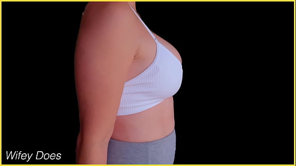 HOTWIFE Tries On Immaculate Bras And Takes Them Off To Parade Phenomenal Breasts