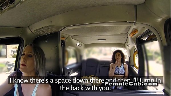 Fair-haired Cab Driver Worships Thick Rear Customer