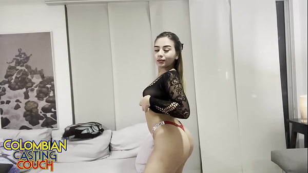 Colombian Casting Session - Coed Mia Rear First Porn Casting