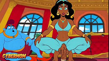 Princess Jasmine Has A Monster Meat Grown Between Her Gams. Cartoon Arabian Fairy Tales For Adults