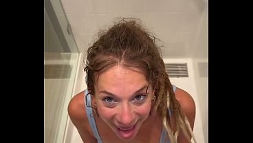 POV Eva Fay Gets Pissed All Over Her Clothes And Quick Ass Play Hammer