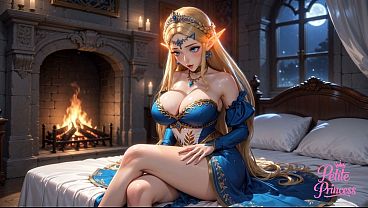 Petite Sweetheart Zelda Denial Teasing Filthy Talk In Castle Bedroom Waiting To Get Drilled | AI NSFW Fantasy