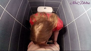 Giant Natural Backside French Girl Drilled Hard In Nightclub Toilet.