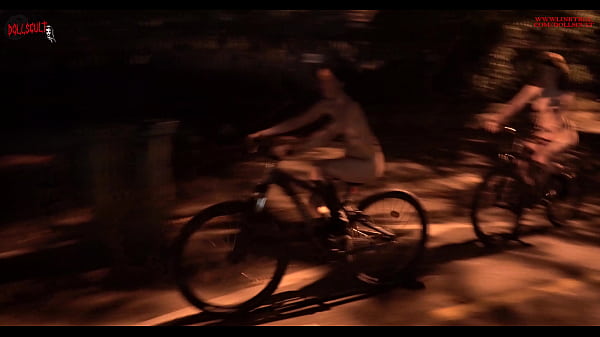 Working Our Bike Exposed Through The Streets Of The City - Dollscult