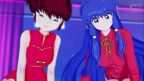 Ranma And Shampoo Watch You Masturbate And Decide To Join In - Ranma 1/2