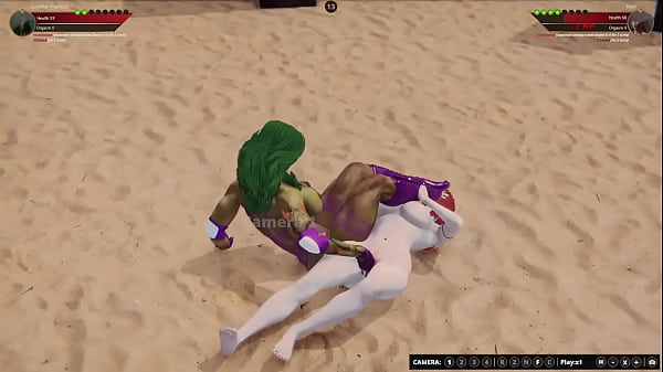 Jennifer Walters VS Neri (Unclothed Fighter 3D)