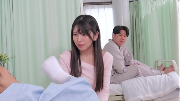 Part 2: My Babe Came To Visit Me In The Bed Next To Me And She Was My Type, So I Started Sexually Harassing Her Through The Curtain And She Got Turned On!? Her Boyfriend Was In
