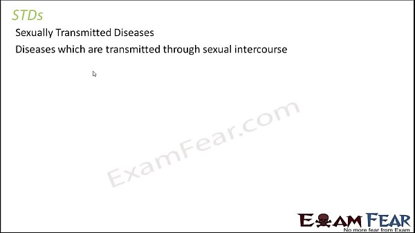 Part 11 SRD Sexually Transmitted Disease