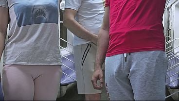 Taboo Touch On Subway Drill! Perv Stranger's Shaft Gets Relentless While She Accidental Touch Him. Unashamed Dude FINISHES Hard Handling Girl's Hand