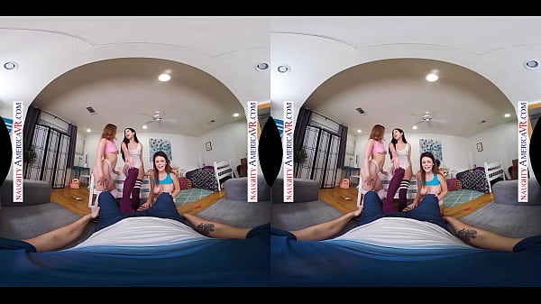 [NAUGHTY AMERICA] - Seductive Hot College Schoolgirls Tag Team A Relentless Cock In Their Dorm Room
