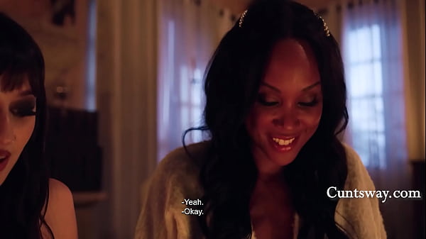 2 Honeys And A Hitachi Help A Ghost Cross Over - Lana Smalls, August Skye, Penny Barber | Cuntsway