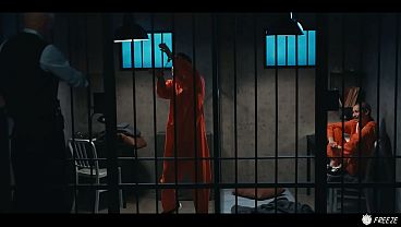 Bratty Golden-haired Pranked In Mixed Prison - Veronica Leal Time Stop Freeze Pounded