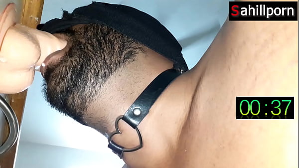 Drooly Throat Fuck With Seductive Choker And Grasping Dick In Mouth | Awesome Down View Of Extreme Bj