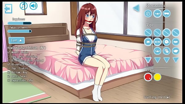 Bonds [ BDSM Hentai Game ] Ep.1 Two Girls Tying Up An Adorable Classmate With Shibari Ropes To Tickle Her