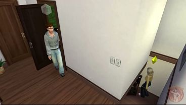 Episódio 2: Novinha Perdendo A Virgindade Com Idoso E Aluna Safada Dando Para O Diretor / Novela Visual PT-BR Estilo RPG Com Narração / The Sims