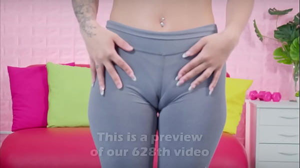 Astonishing Sporty Curvy Nympho Trembling Booty Impeccable Cameltoe Leggings Tease