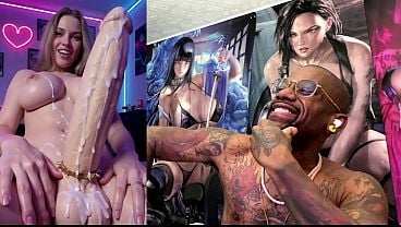 BWC Transgender Gal Erupting All Over The Place, Trans Helghast Tugging Off Until She Blows, Arc Doll Slamming Tight Bald Slit, Donut Transgender Honey Booty Fucking Herself Until
