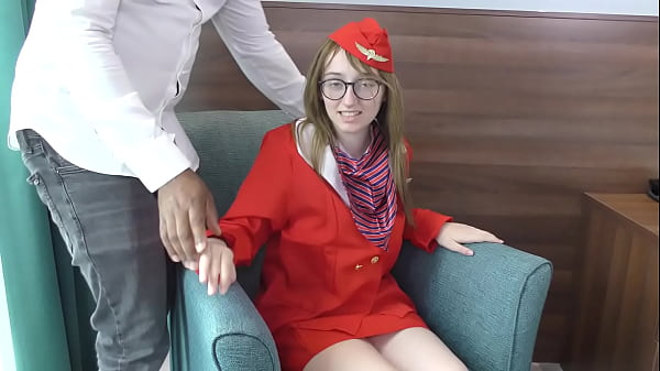 Cutie Air Hostess Emejota Take BBC