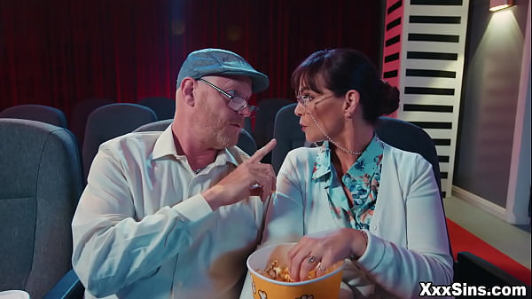 Older Couple Syren DeMer And Rod Chibbles Athena Disturbed By A Teenager Couple Athena Faris And Ricky Spanish Having Sex In Cinema!