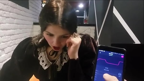Adorable Young Cutie Gets Vibrated Her Slit At Public Place