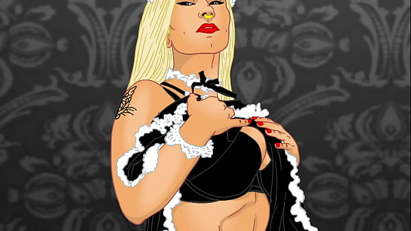 Big Tit Goth Gal Cartoon - Enormous Lil Booty Dainty Alluring Woman.