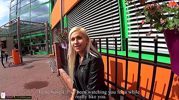 Two Babes On Public Have Sex For Shopping Free