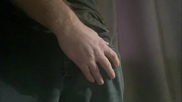 Giant British Cock Jiggles Out Of Jeans, Rough And Ready To Drill Twat