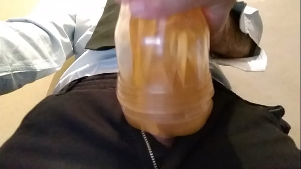 Pau Pulsando Com Masturbador De Roupa Social Terno