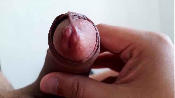 Slowly Milking My Uncut Cock, Closeup. May 24, 2024.