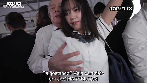 Novinha Peituda Acaba Sendo Tocada No Trem E Volta Querendo Mais - LEGENDADO