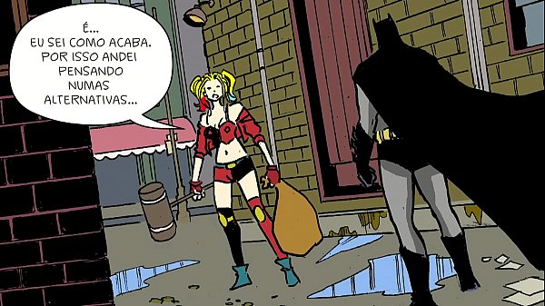 Batman Fodendo A Arlequina - HQ VIDA SECRETA DOS HERÓIS