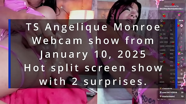 TS Angelique Monroe - Webcam Flaunt From January 10, 2025