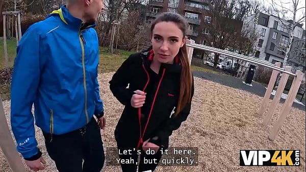 VIP4K. Jogging Ended Up As A Steamy Sex With A Stranger With A Cuckolding BF
