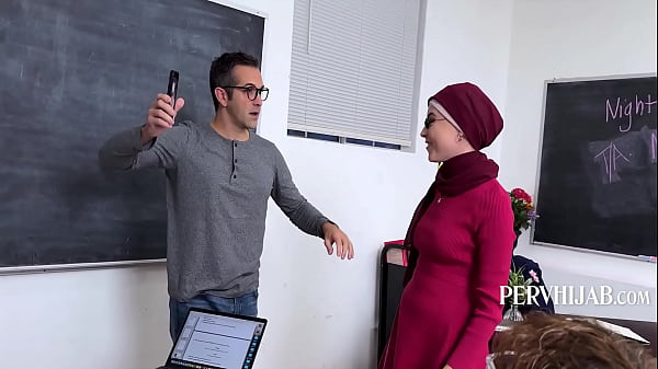 Lecturer Keeps Her Hijab On While Getting Smashed By Students