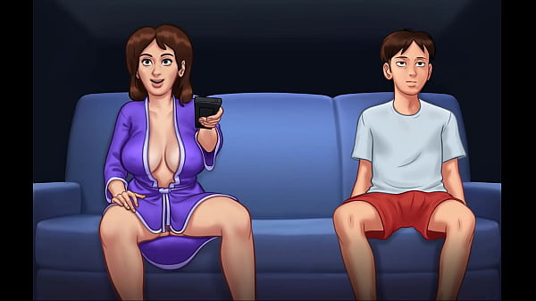 [Summertime Saga] Debbie & Anon Watch TV (sole Job & Sex)