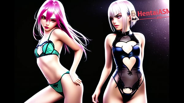 Two Cyber Skank Hentai Baddies Mewling ASMR
