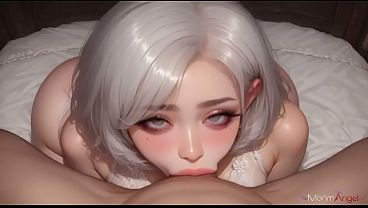 Cute Japanese Girl In A Lace Babydoll With Pink Choker Pleaded To Be Pounded In White Panties.[AI]