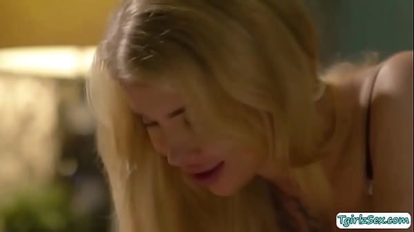 Top-heavy Golden-haired Transsexual Blowjobs And Bigass Analed In Bed