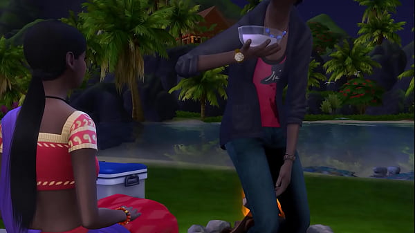 Indian Stepmother And Son Outside In The Sea Camping And Screw His Indian Mother From Evening Until Dawn